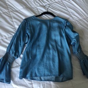 Zara denim top